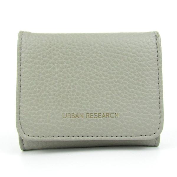 アーバンリサーチ 三つ折り財布 小銭入れあり ウォレット ブランド レディース グレー URBAN ...
