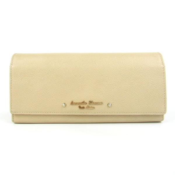 サマンサタバサプチチョイス 長財布 小銭入れあり ロングウォレット ブランド レディース ベージュ ...