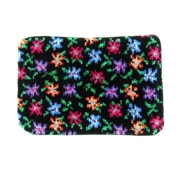 アーンジョー マルチケース ポーチ シェニール織 花柄 ブランド 小物 レディース ブラック Enj...