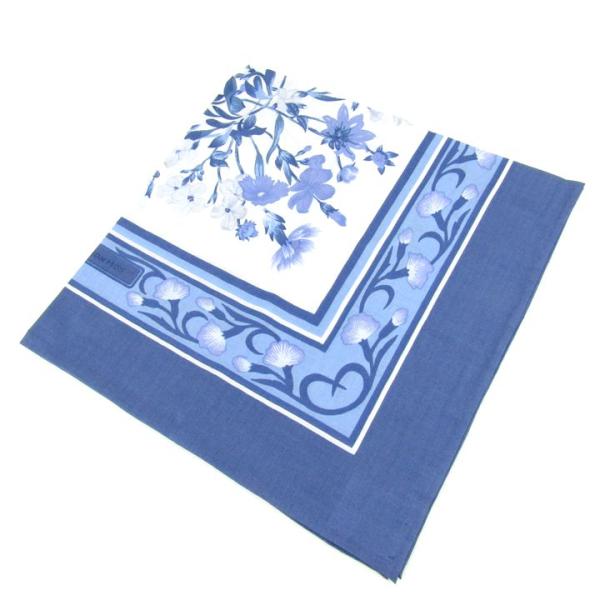 ジムトンプソン ハンカチ 未使用 花柄 コットン タイ製 ブランド 小物 レディース ネイビー JI...