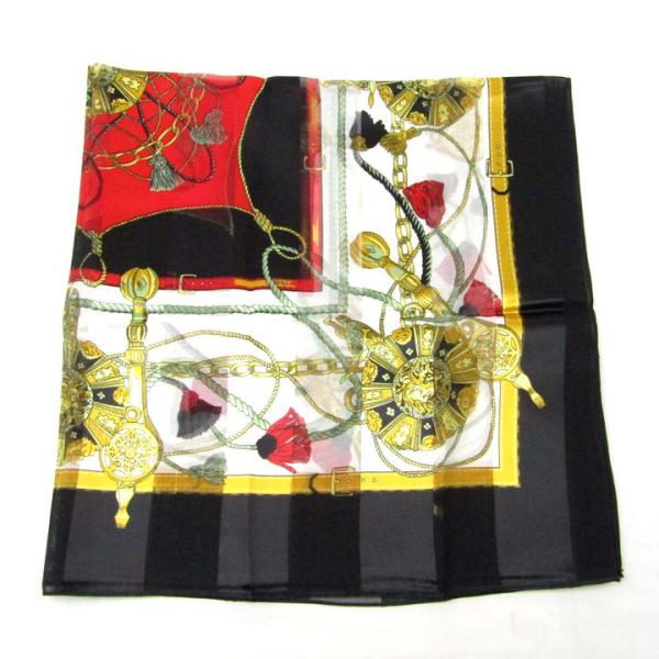 アンバサダーロベルタ スカーフ 総柄 ブランド 小物 レディース ブラック Ambassador R...