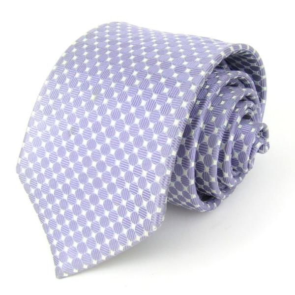 イードアンドレーベンスクロフト ネクタイ ブランド 総柄 ドット柄 シルク 日本製 メンズ パープル...