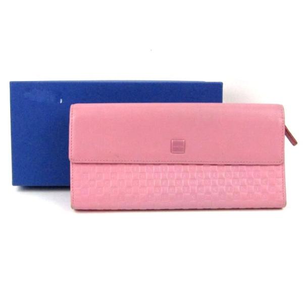 マリクレール 長財布 フラップ 小銭入れあり ウォレット ブランド レディース ピンク maricl...