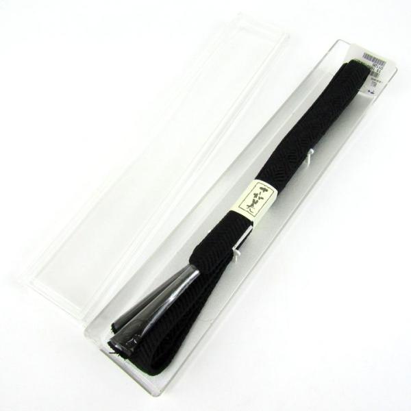 さが美 帯紐 帯締め 黒 未使用 絹 M 和装小物 ケースキズ有 レディース ブラック SAGAMI