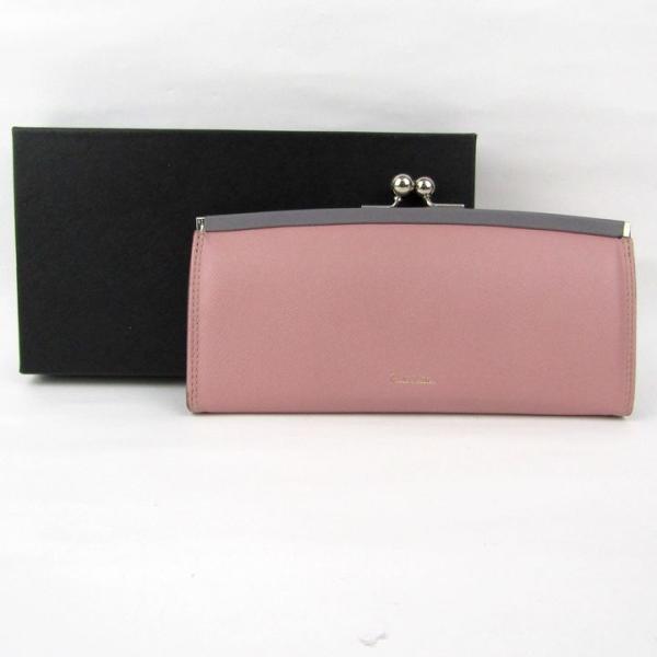 ポールスミス 長財布 がま口 小銭入れあり ウォレット ブランド レディース ピンク Paul Sm...