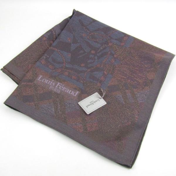 ルイフェロー スカーフ ショール マルチカバー 未使用 ウール混 日本製 ブランド レディース パー...