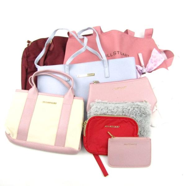 ジルスチュアート ポーチ・トートバッグ等 9点セット ノベルティ ブランド 鞄 まとめて 大量 レデ...