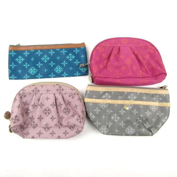 ラシット ポーチ・ペンケース 4点セット 小物入れ ブランド まとめて レディース russet