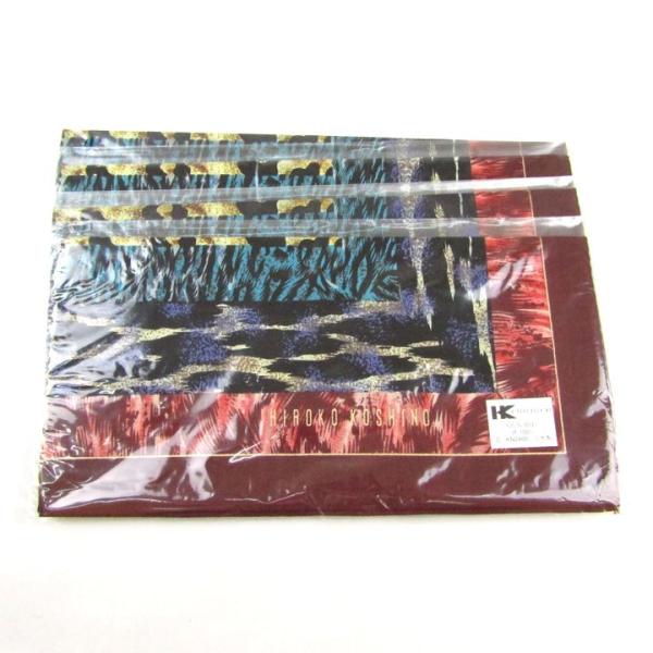 ヒロココシノ ハンカチ 未使用 日本製 コットン ブランド レディース HIROKO KOSHINO