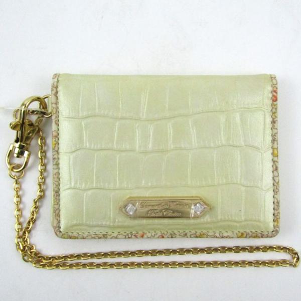 サマンサタバサ パスケース カードケース ラインストーン ブランド レディース イエロー Saman...