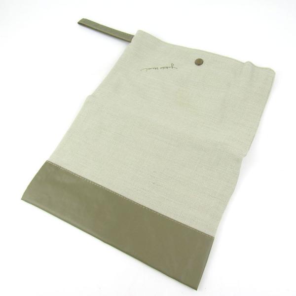 ユキコハナイ ポーチ クラッチバッグ マルチケース 小物入れ ブランド レディース ベージュ YUK...