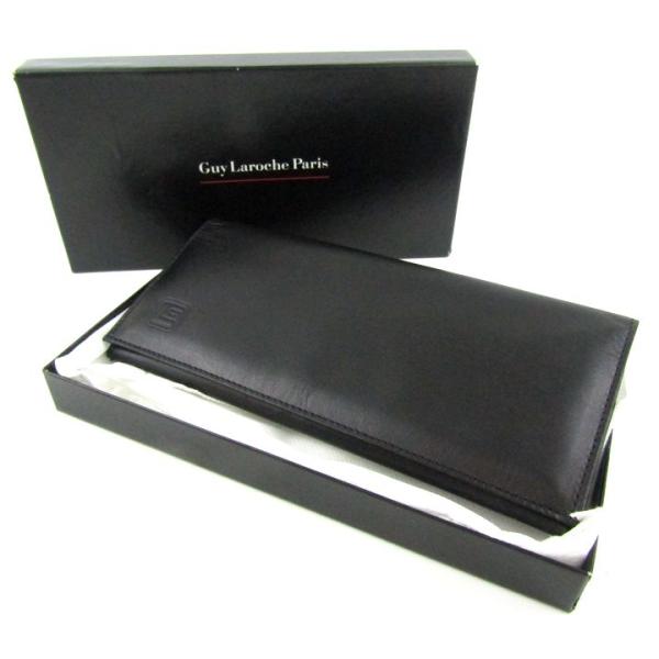 ギ・ラロッシュ 長財布 札入れ ウォレット ロゴ ブランド メンズ ブラック Guy Laroche