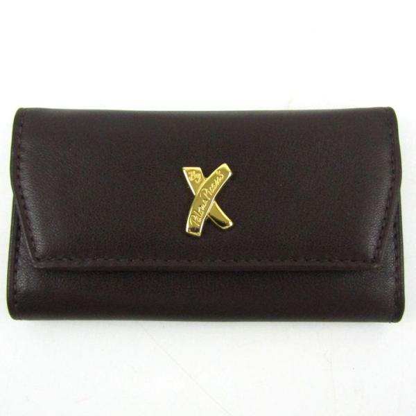 パロマピカソ キーケース 6連 本革 レザー イタリア製 ロゴ ブランド レディース ブラウン Pa...