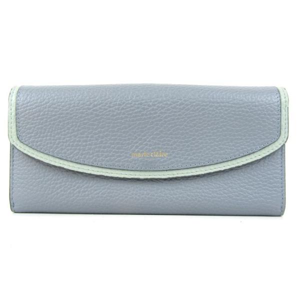 マリクレール 長財布 小銭入れあり ウォレット ブランド レディース グレージュ mariclair...