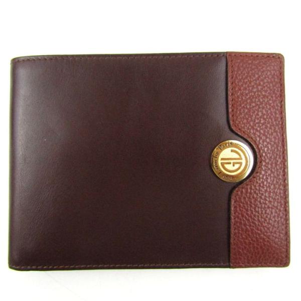 ギ・ラロッシュ 二つ折り財布 札入れ ウォレット ブランド メンズ ブラウン系 Guy Laroch...