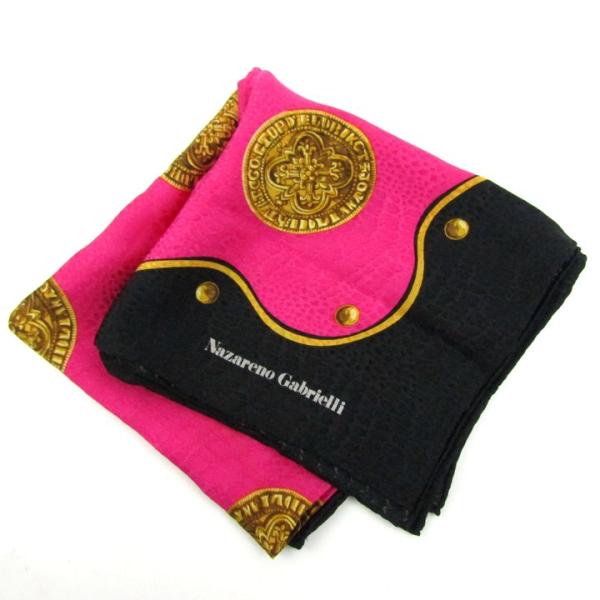 ナザレノガブリエリ スカーフ コイン ブランド レディース ブラック nazareno gabrie...