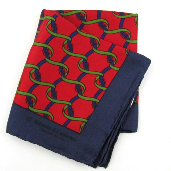 ロベルタ・ディ・カメリーノ スカーフ シルク イタリア製 ブランド レディース レッド Robert...