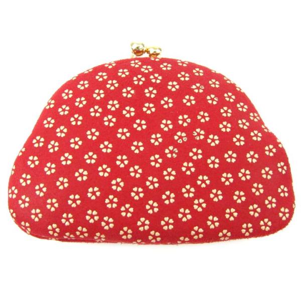 印傳屋 コインケース がま口 小銭入れ 財布 ウォレット ブランド レディース レッド INDENY...