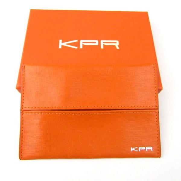 ケーピーアール ポーチ ポケットティッシュケース ロゴ レディース メンズ オレンジ KPR