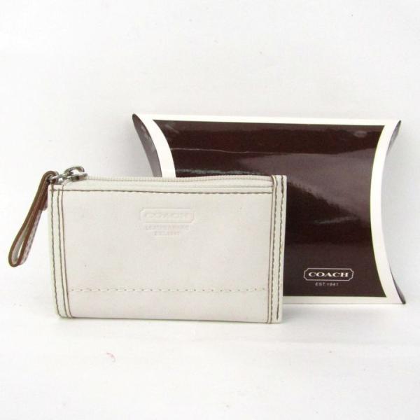 コーチ コインケース レザー 小銭入れ 財布 ウォレット ブランド レディース ホワイト COACH