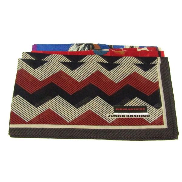 ジュンコ・コシノ ハンカチ スカーフ 5点セット 未使用 まとめて 大量 ブランド メンズ レディー...