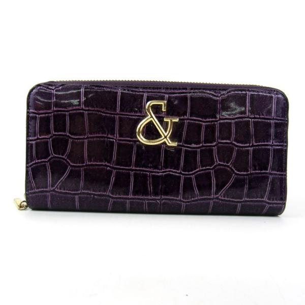 ピンキー＆ダイアン 長財布 ラグジュアリークロコ レザー 型押し ウォレット ブランド レディース ...