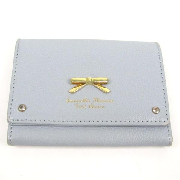 サマンサタバサ プチチョイス パスケース リボン レザー カードケース ブランド レディース ライト...