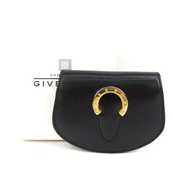 ジバンシィ コインケース 本革 レザー 小銭入れ 財布 ウォレット ブランド レディース ブラック ...