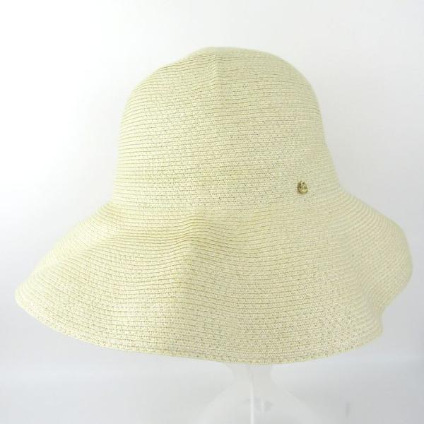 トプカピ ペーパーハット 麦わら帽子 ブランド レディース 57-58サイズ アイボリー TOPKA...