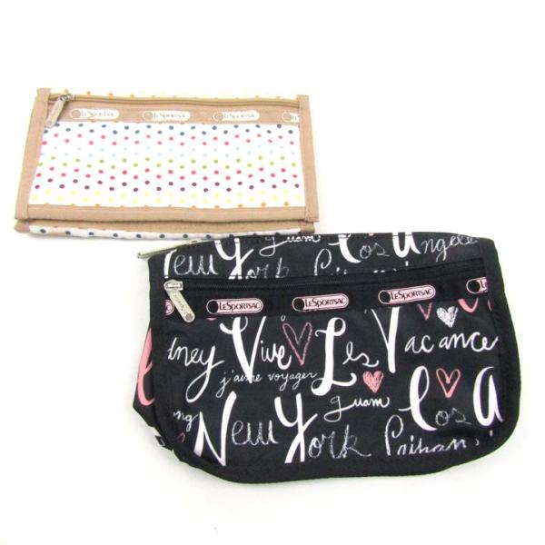 レスポートサック ポーチ 長財布 2点セット マルチケース ウォレット ブランド まとめて レディー...