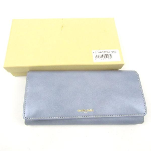 マリクレール 長財布 未使用 小銭入れあり ウォレット ブランド レディース ブルー maricla...