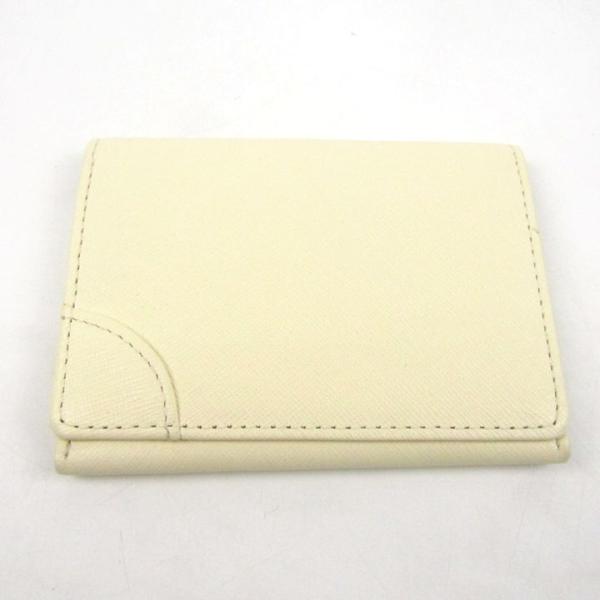 LICHOU カードケース 名刺入れ レザー ブランド レディース アイボリー cardcase