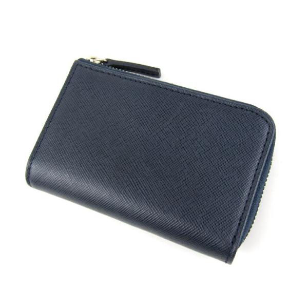 シップス キーケース L字ファスナー イタリアンレザー 4連 ブランド 小物 メンズ ネイビー SH...