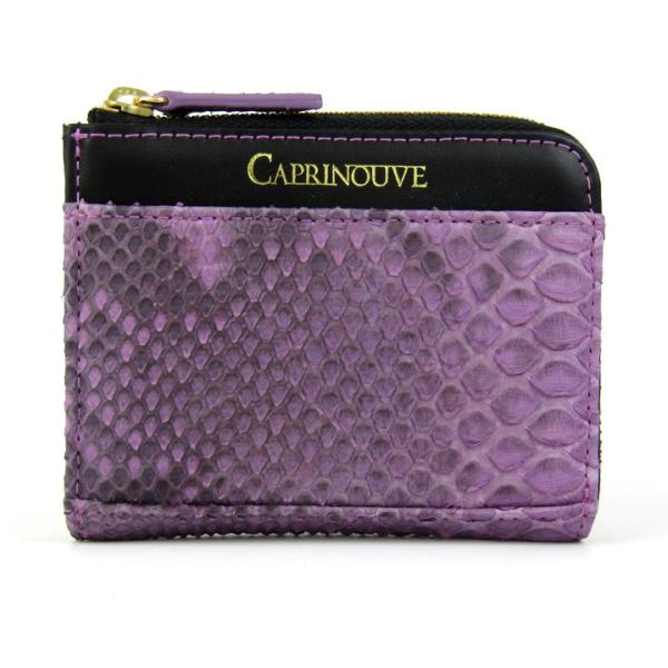 カプリヌーヴ コインケース パイソンレザー カードケース 小銭入れ ミニ財布 ウォレット レディース...