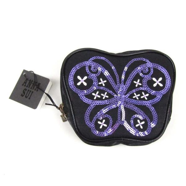 アナスイ エコバック ポーチセット 未使用 ブランド マイバッグ 鞄 レディース パープル ANNA...