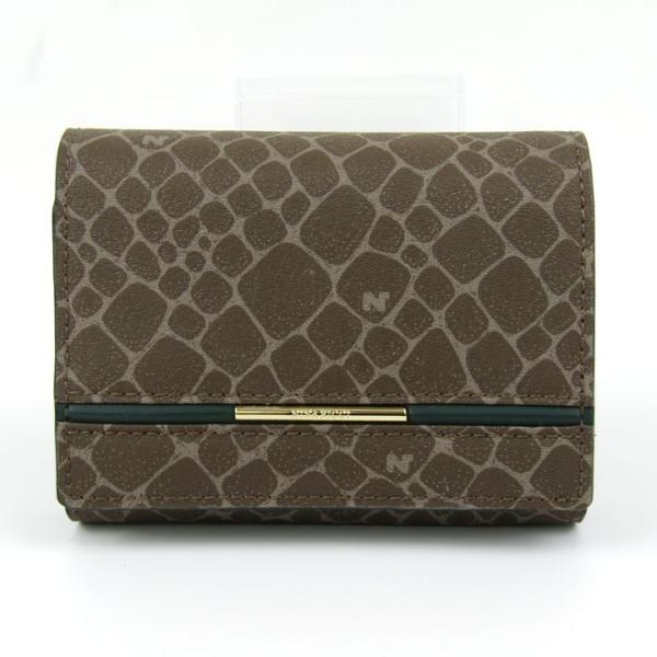 ニナリッチ アトレヌーボー 二つ折り財布 ジラフ柄 小銭入れあり ウォレット ブランド レディース ...