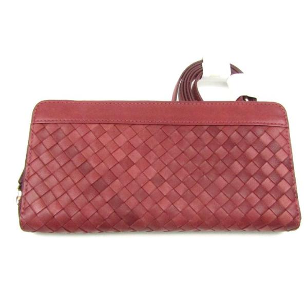 ミリュー 長財布 ショルダーウォレット ホースレザー 本革 未使用 ブランド レディース ボルドー ...