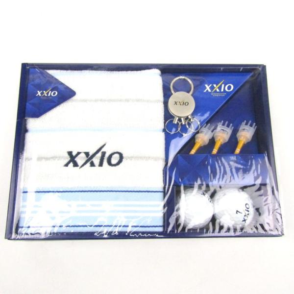 ゼクシオ ゴルフギフトセット ボール ウォッシュタオル キーホルダー アタッチメントティ メンズ X...