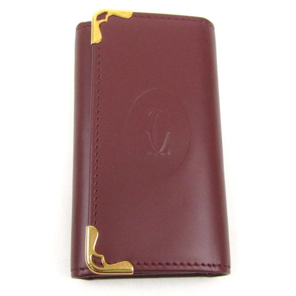 カルティエ マストライン キーケース レザー 三つ折り 4連 ブランド 小物 レディース メンズ ワ...