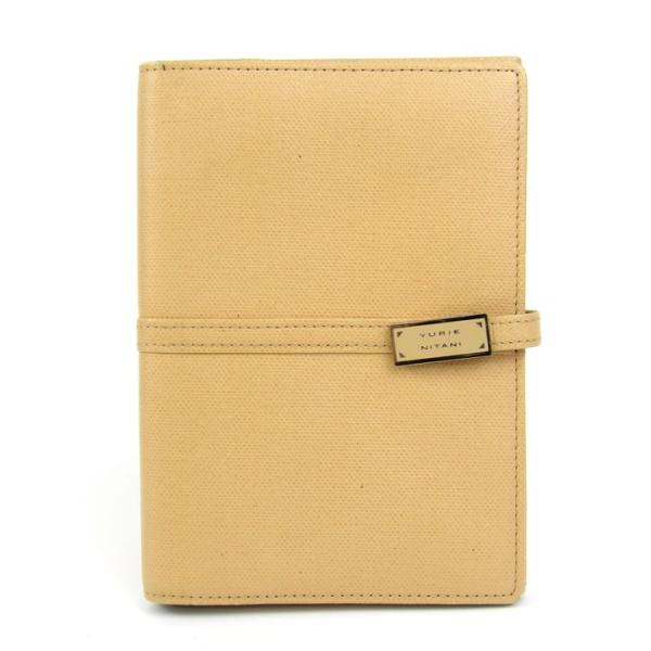 ユリエニタニ 二つ折り財布 ロゴ ウォレット ブランド レディース ベージュ YURIE NITAN...