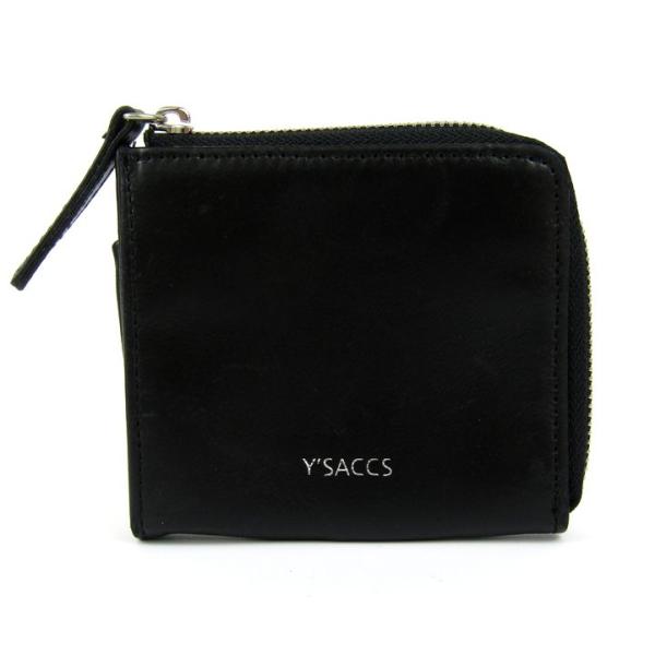 イザック 二つ折り財布 ウォレット ブランド メンズ レディース ブラック Y SACCS