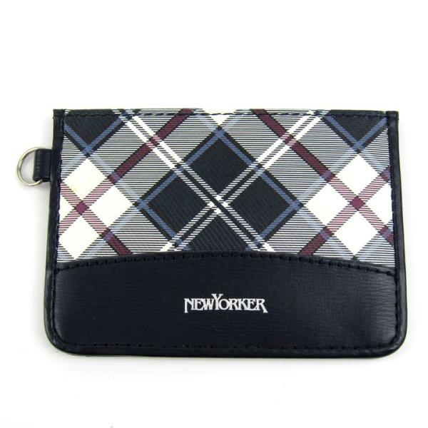 ニューヨーカー パスケース カードケース ブランド レディース メンズ ネイビー NEWYORKER