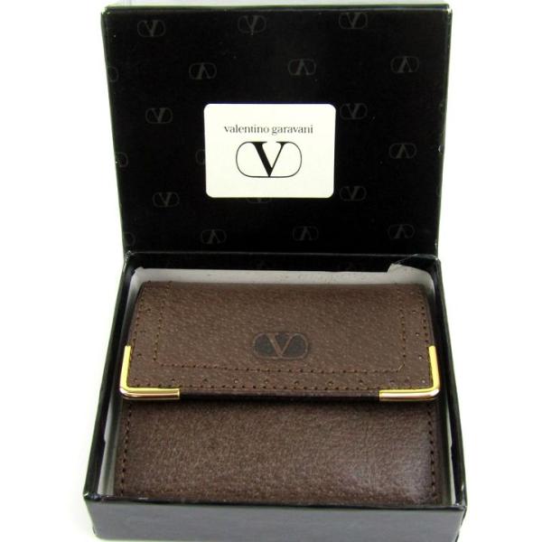 ヴァレンティノ 二つ折り財布 ウォレット ブランド レディース メンズ ブラウン VALENTINO
