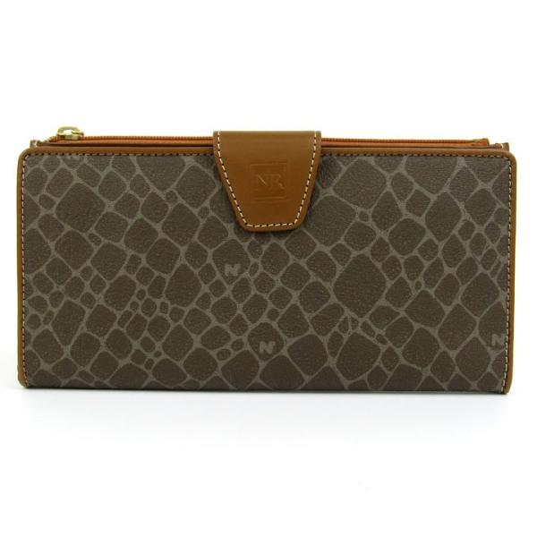 ニナリッチ 長財布 ジラフ柄 二つ折り PVC レザー 札入れ ウォレット メンズ レディース ブラ...