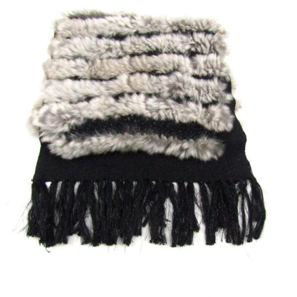 メトリーゼ ラビットファー ストール ショール ブランド レディース ブラウン MAITRESSE