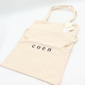 コーエン トートバッグ 鞄 カバン ブランド ロゴマーク レディース ベージュ coen