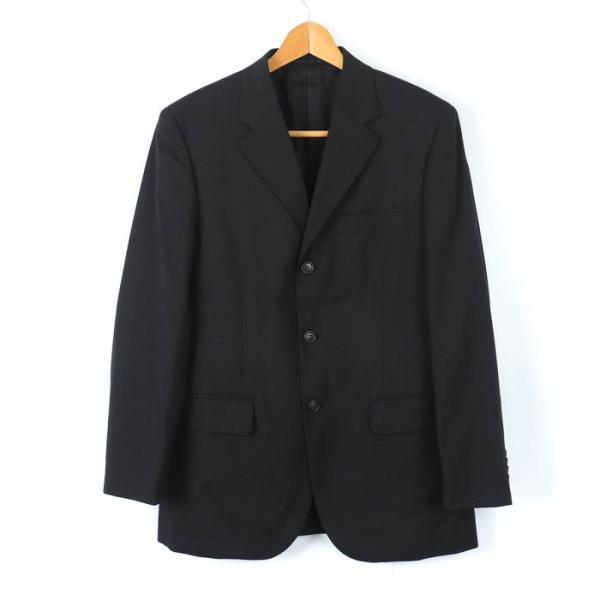 コムサ・デ・モード テーラードジャケット アウター スーツ ウール混 メンズ 1サイズ ブラック C...