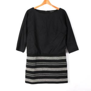 ニナリッチ ワンピース 7分袖 フォーマル ブランド トップス 黒