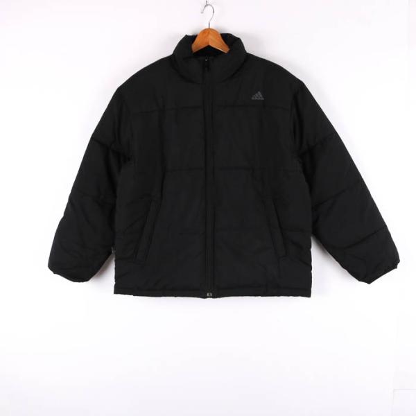アディダス 中綿ブルゾン 無地 ジップアップ ジャケット アウター ジャンパー スポーツウェア メン...