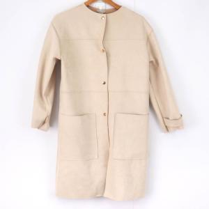 TRUSSARDI トラサルディ ノーカラージャケット アウター ジップ